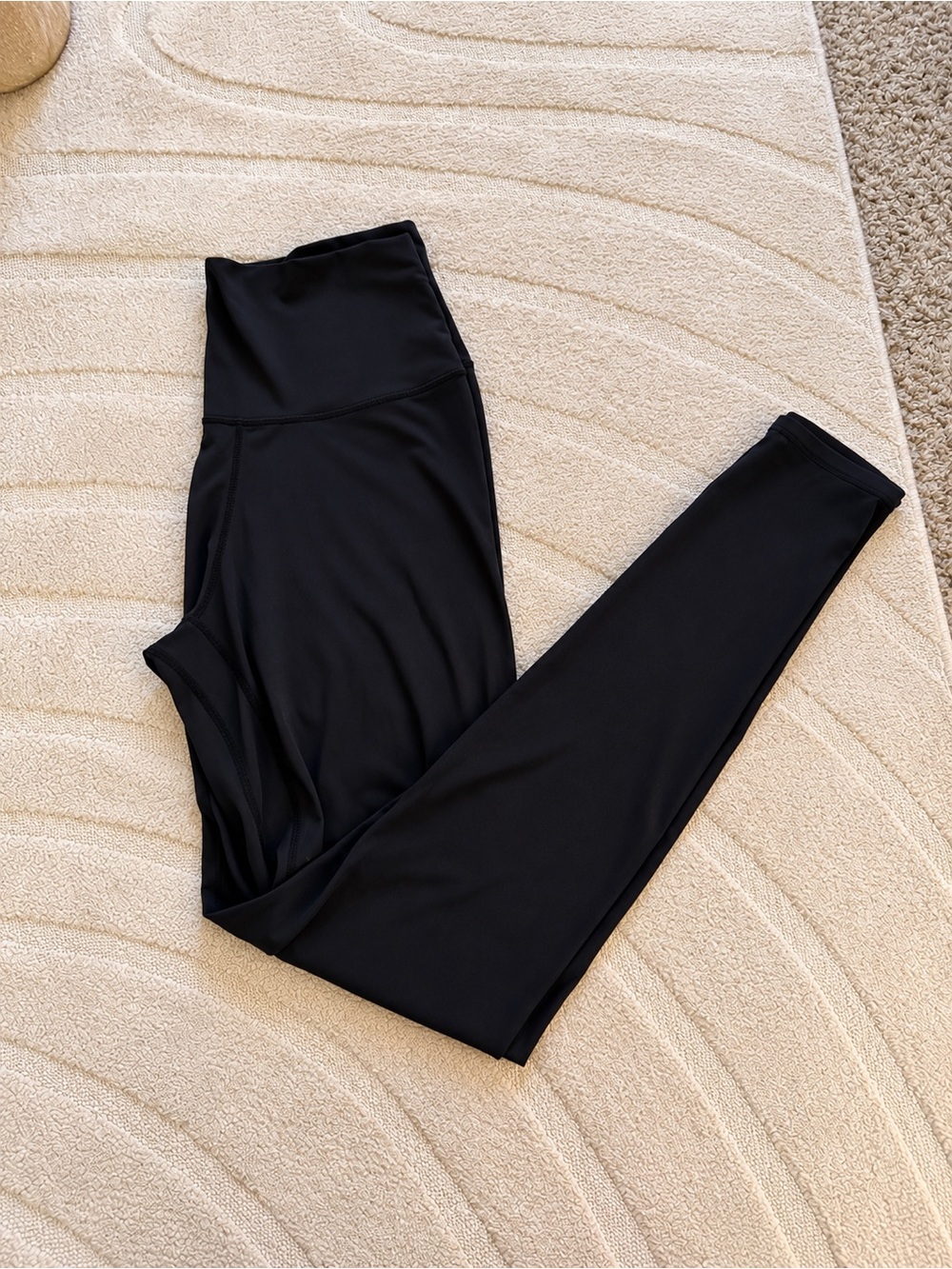 Sunzel Black High Waisted Workout Yoga Leggings Size Large